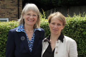 Anne Snelgrove (Left) with PCC Candidate Clare Moody (Right)