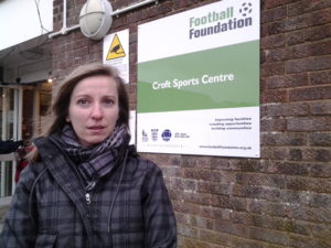 Nadine Watts at Croft Sports Centre
