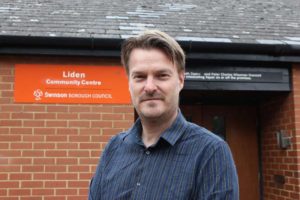 Labour candidate Chris Watts, who is standing in Liden, Eldene and Part South ward in the 2015 local elections