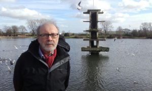Councillor Steve Allsopp at Coate Water