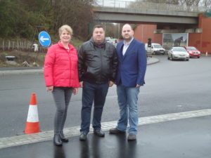 Councillors Steph Exell, Kevin Small and Jim Robbins